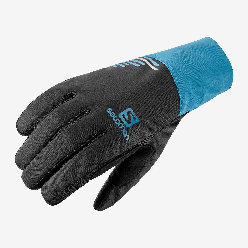 SALOMON EQUIPE U Philippines - Men's Gloves - Black | 907562-GXV